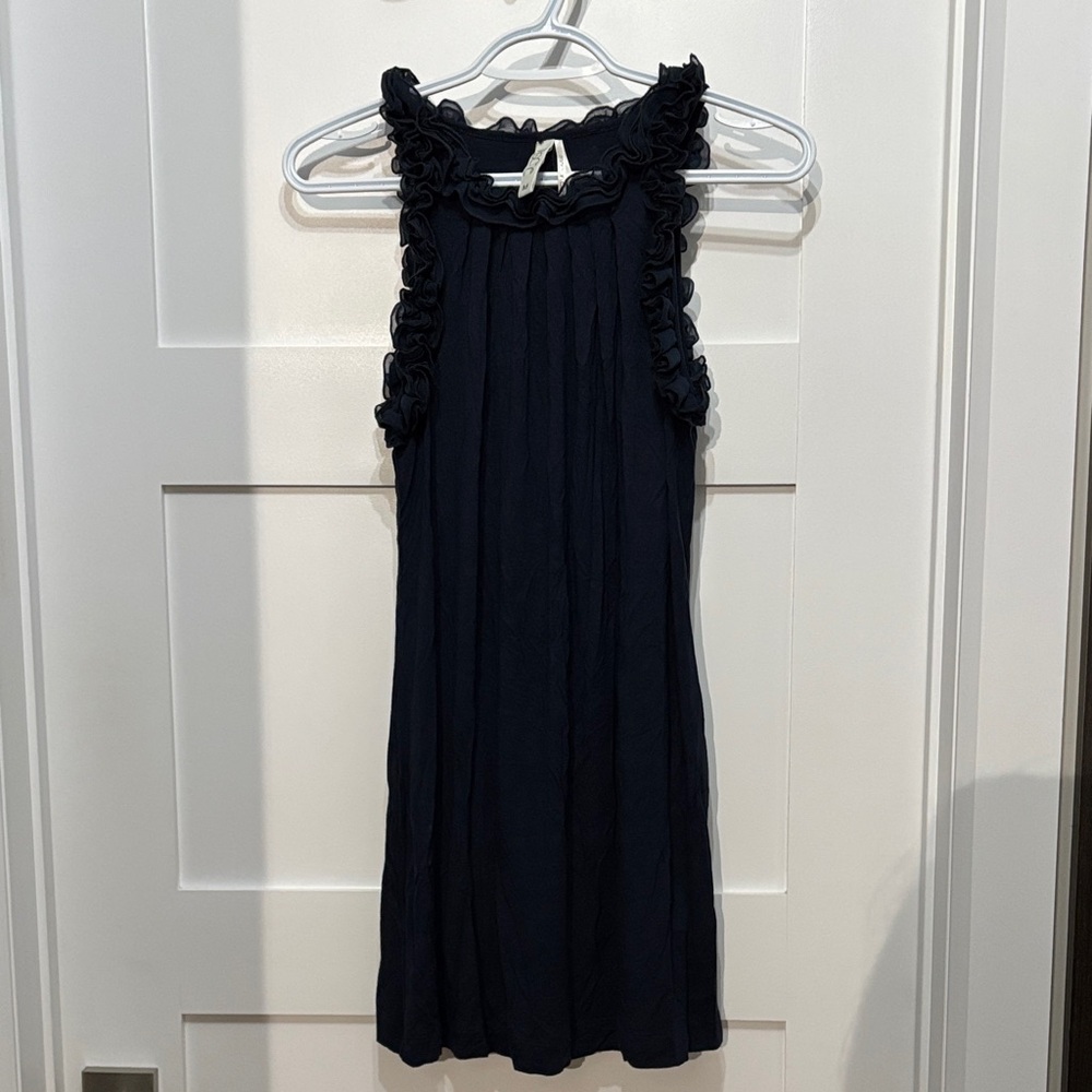 Kische Midnight Blue Ruffle Dress / top